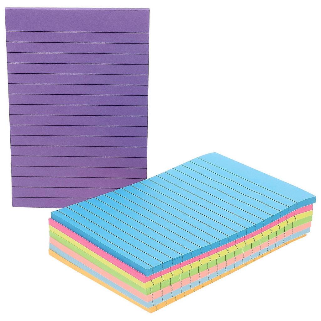 Creative Tearable Memo Stickers for Students with Strong Adhesive Paper Material Multi Color 8 Books