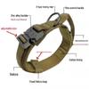 Sturdy Tactical Anti-Escape Dog Collar & Leash for Medium/Large Breeds - Malinois, Golden Retriever, German Shepherd, Hunting Dogs.
