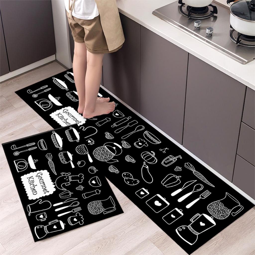 Fashion Simple Nordic Style Kitchen Mat Carpet House Hold Carpet Modern Home Decor