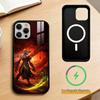 GRIME   Phone Case For iPhone17,16,15,14,13,12,11 Plus,Pro Magnetic For Magsafe Wireless Charging