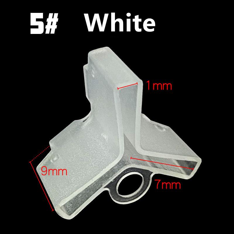 50Pcs/Lot Durable Protector Caps Fishing Out Hook Cover Safety Treble Fish Gear Lightweight Accessories with Slots Sleeves Tools