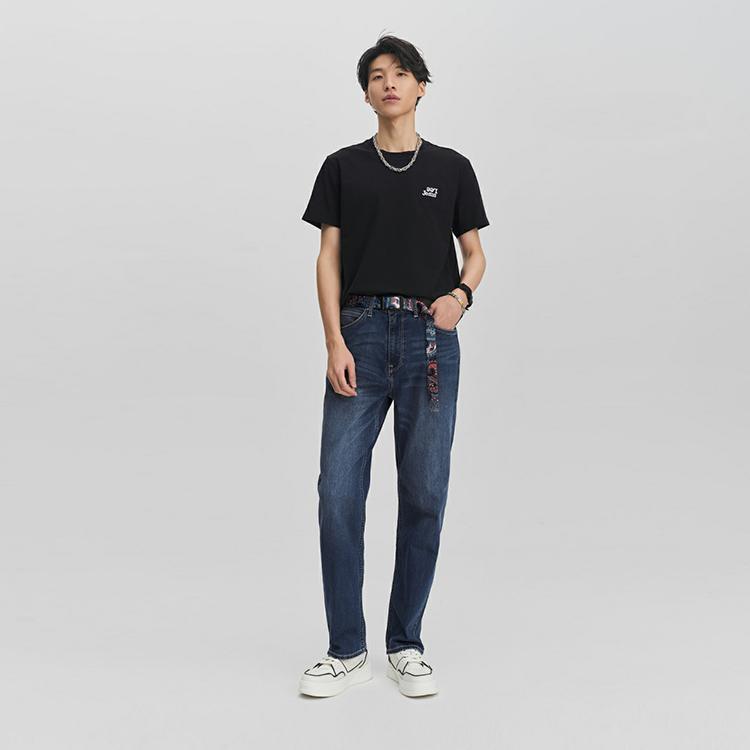 Lee Jeans Men's Medium Blue Moderate Straight Fit Pants LMB241753P6600FA05196