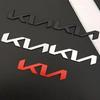 AHO1 2Pcs Car Front Head Hood Bonnet Emblem Rear Trunk Logo Stickers KIA K9 Sportage Niro K5 Carnival EV6 EV9 EV3 K8 Stinger