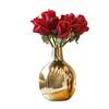 Металлическая ваза для цветов, Metal Flower Vase (Round, Medium),  Behoma