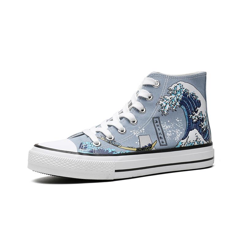 Классическая парусиновая обувь для женщин и мужчин, винтажная обувь для пар, уличная повседневная обувь