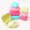 Buckle Soap Dish Holder Storage Box Bathroom Travel Camping Case Rack Container