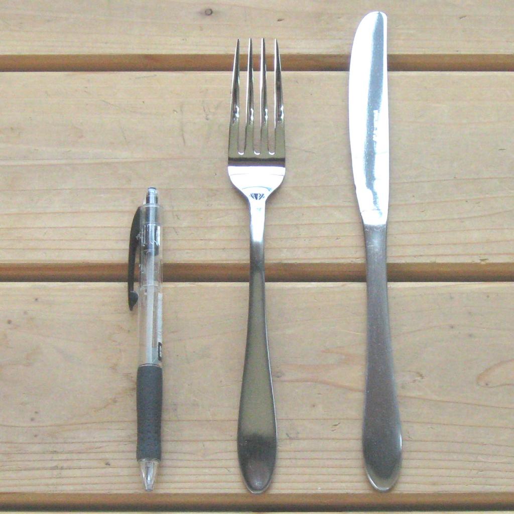 Nagao Steak Knife and Steak Fork Stainless Made in Japan Tsubame-Sanjo Set, 18-0 Steel,
