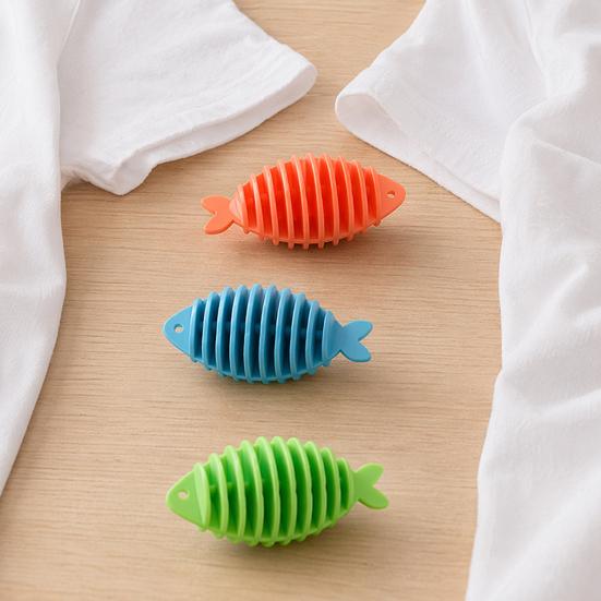 Fish-shaped Design Ultra-soft Ring Tpr Multi-color 50 Pcs