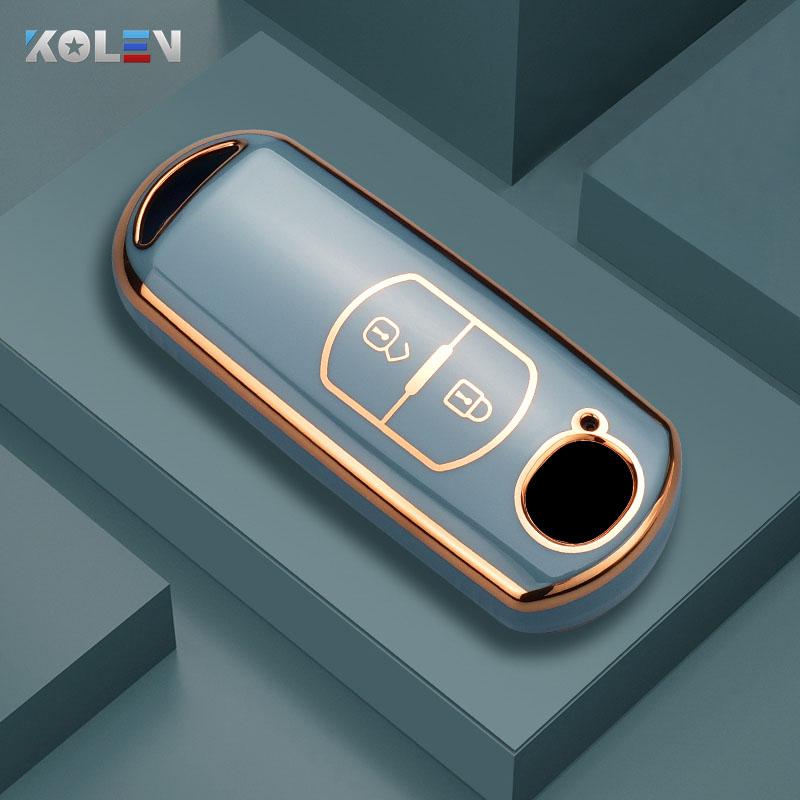 Fashion TPU Car Remote Key Case Cover Shell for Mazda 2 3 5 6 BL BM GJ Atenza Axela Demio CX-3 CX3 CX-5 CX5 CX7 CX-9 CX8 Keyless