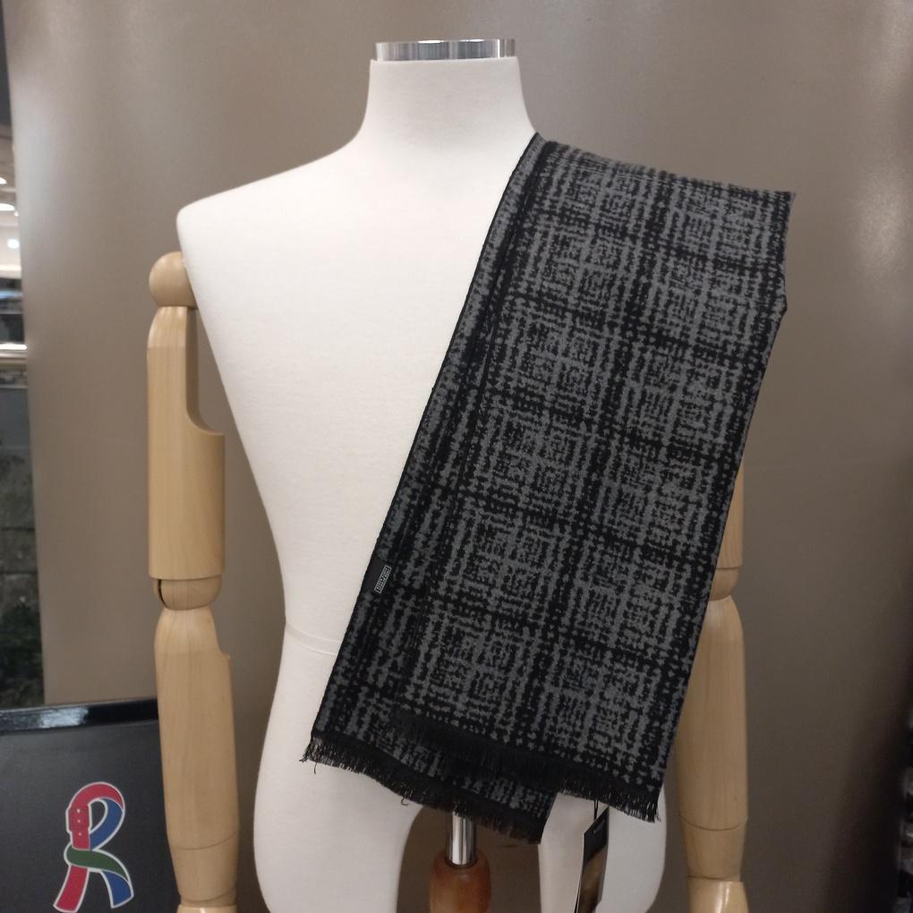 Men's Winter TR Fleece Geometric Print Muffler RN4C073