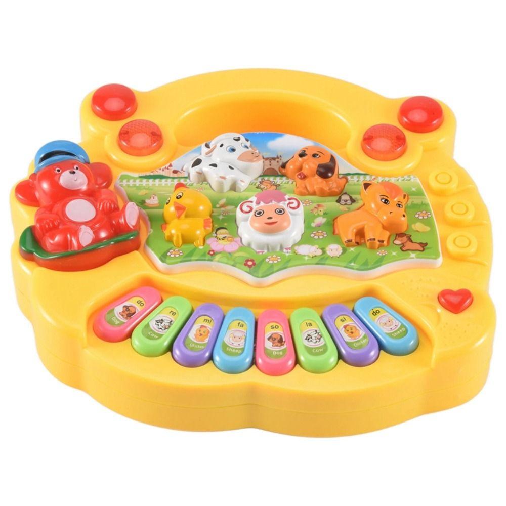 Lights Sounds Baby Musical Toy Plastic Kids Electronic Piano Toy Children Preschool