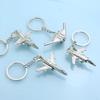 Creative Metal Airplane Keychain - Miniature Engine Pendant & Aviation Gift
