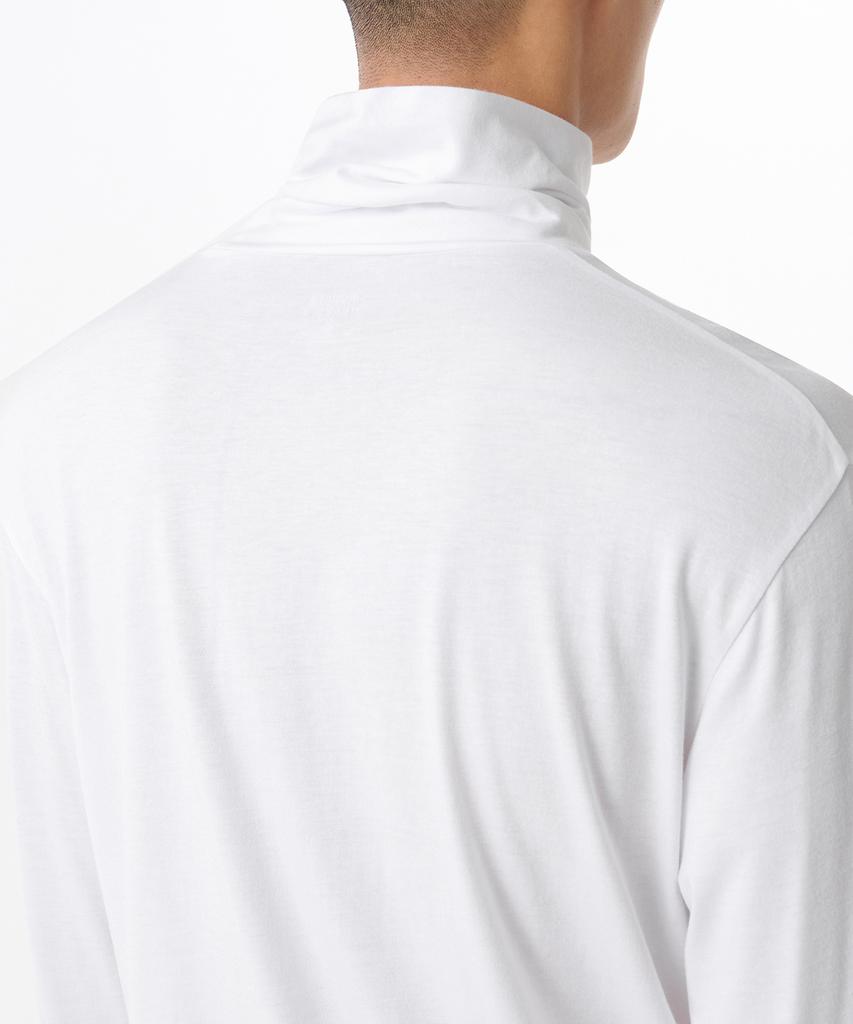 MUSINSA STANDARD Cr Turtleneck Long Sleeve T-Shirt [White]