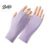 Lightweight UV Gloves Protection Gloves, Ultra Thin Fingerless Sun Ice Silk Cooling Summer for Women Driving Commuting UPF50