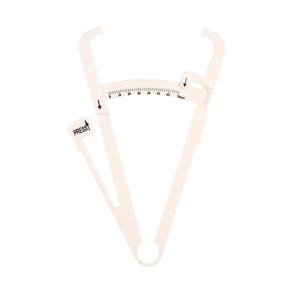 New Body   Caliper Skin Fold Accurate Msurement  Slim Msuring Analyzer White