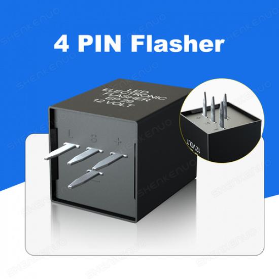 12V EP-29 LED Flasher Relay For Hyper Flash Turn Signal Decoder Load Equalizers