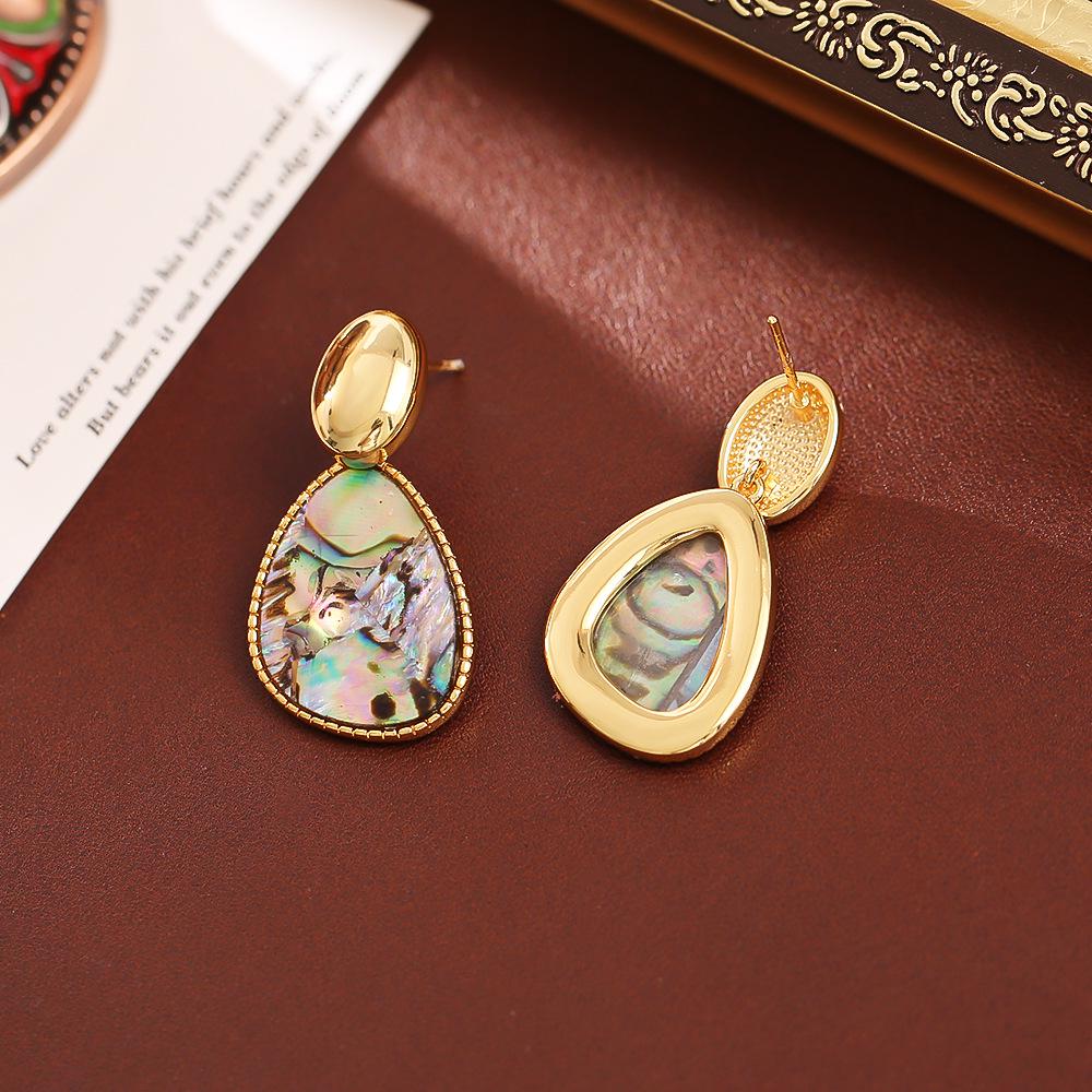 Элегантные Потрясающие Неправильные Серьги-Гвоздики из Перламутра - Высококлассный Европейский и Американский Стиль INS