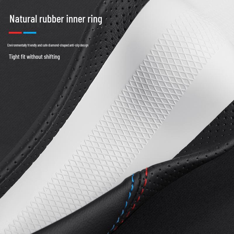 Genuine Leather Non-Slip Steering Wheel Cover for Geely Galaxy L7/L6/E8