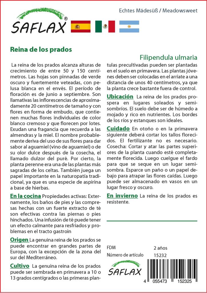 SAFLAX Garden in the Bag - Таволга - 500 семян - С субстратом в подходящем пакете-стойке - Filipendula ulmaria