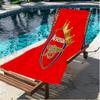 football team.C Print Beach Towel, Versatile Lightweight Absorbent Beach Towel for Pool Surf Yoga Bathroom, Perfect Birthday Holiday Gift