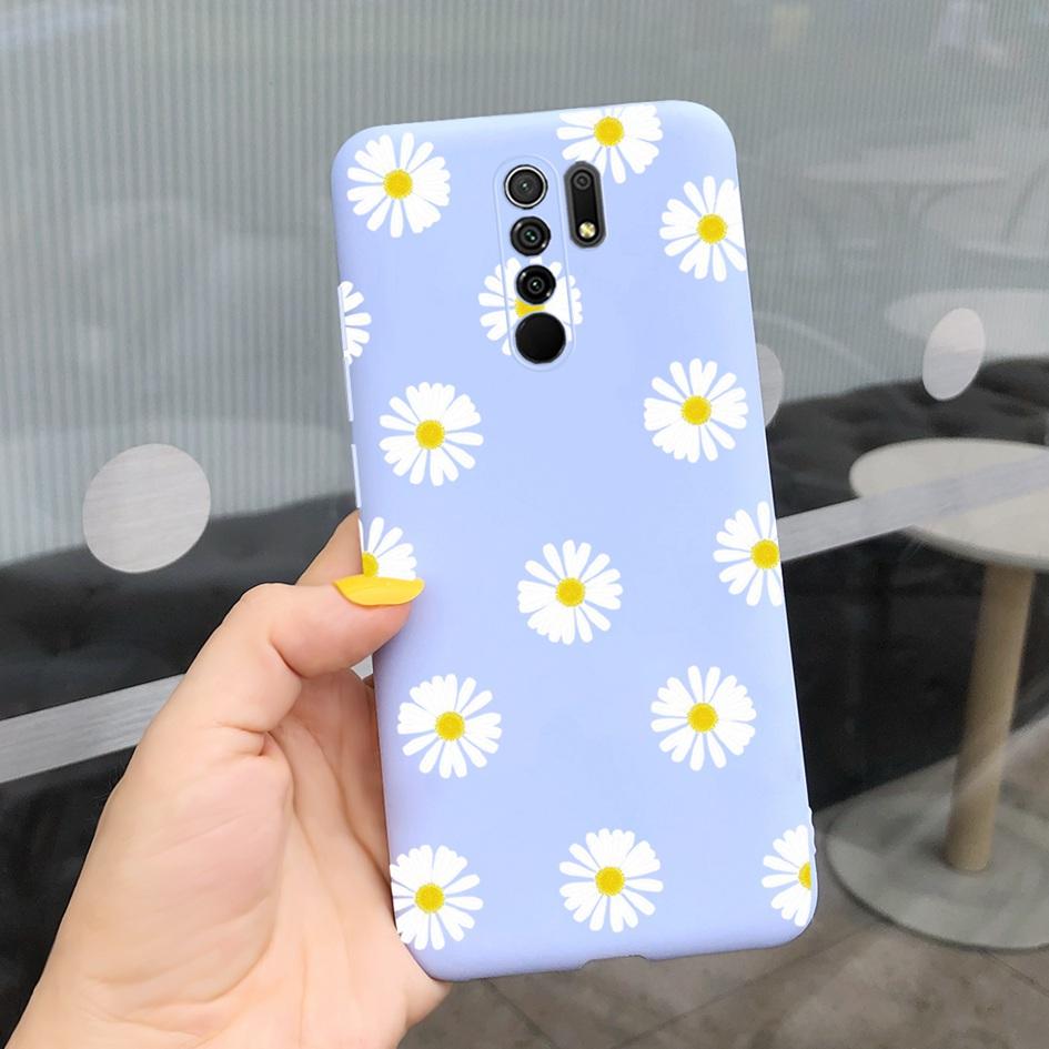 Для Xiaomi Redmi 9 Чехол Силиконовый Ромашка Кактус Задняя Крышка Телефона Для Redmi 9 Prime Мягкий Чехол Для Xiaomi Poco M2 M 2 Reloaded Coque
