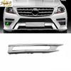 Для Benz W166 ML350 2012-2015 Правая накладка молдинга противотуманной фары переднего бампера Хром