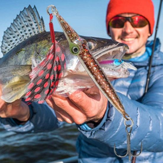 21г/ 6,6см Бионическая приманка Острый крючок 3D Имитация рыбьего глаза Имитация Соблазнительная Рыбалка Дорожка