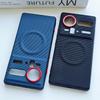 Для чехла телефона ZTE Nubia Z80 Ultra Z70 Ultra Z70S Ultra, изготовлен из материала Kona leather, минималистичный стиль, с магнитной функцией