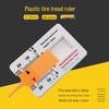 Plastic Tire Tread Depth Gauge - 0-20MM Vernier Caliper Ruler