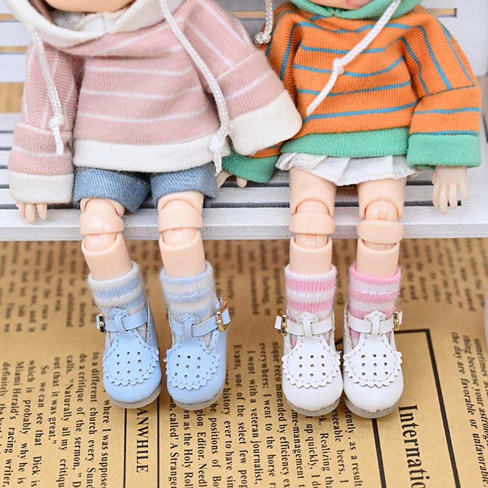 Niannyyhouse Обувь для кукол Obitsu Обувь для кукол Obitsu 11 см Обувь для кукол Nendoroid Обувь для Obitsu 11 Обувь для OB11 (белый)