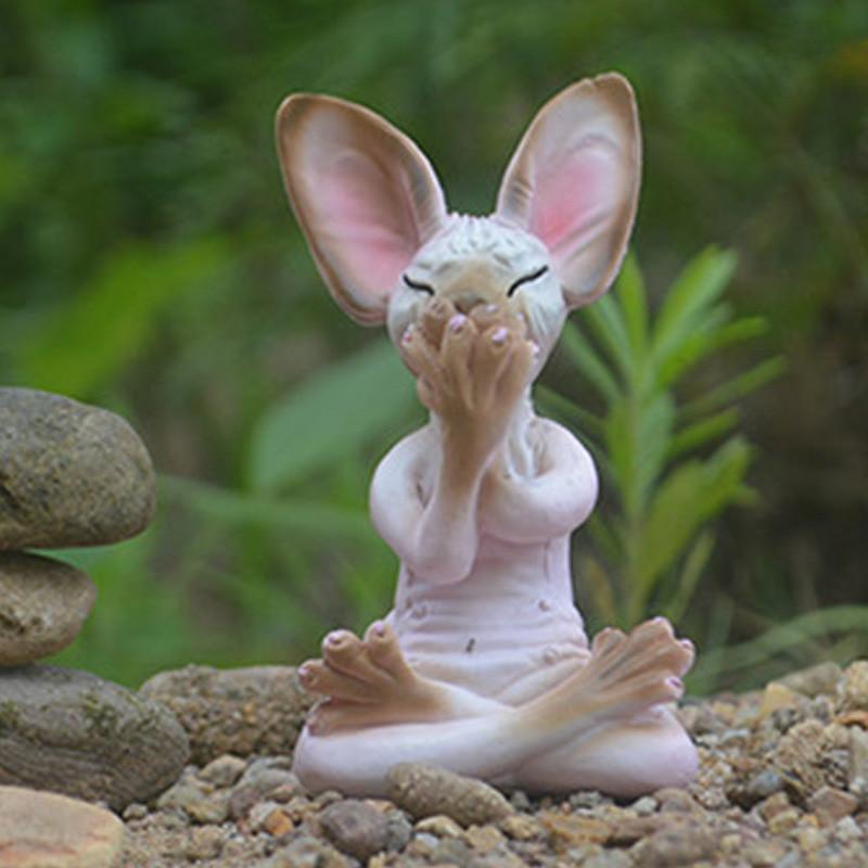 Креативный набор смоляных фигурок кошек в американском стиле с медитативным дизайном «Ничего не вижу, ничего не слышу, ничего не говорю»