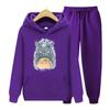 Женский комплект с капюшоном с длинными рукавами, комплект с капюшоном из японского аниме с рисунком Тоторо, женские толстовки с капюшоном с рисунком Тоторо