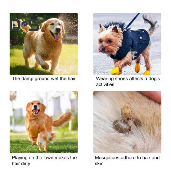 Водонепроницаемые сапоги для собак, сапоги с подвязками для домашних животных, защита для живота и лап для маленьких и средних щенков, штаны для защиты от дождя и снега, леггинсы для собак для прогулок на свежем воздухе