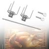 Chicken Holder with Rotating Fork for Roasting
