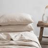 Natural Hemp Pillowcase 48x74cm Breathable Linen Cotton Blend Single Envelope Style Modern Minimalist Bedding