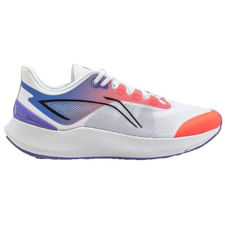 Li-Ning Удобные универсальные прочные повседневные кроссовки с низким верхом женские кроссовки белого и синего цвета ARBT004-6