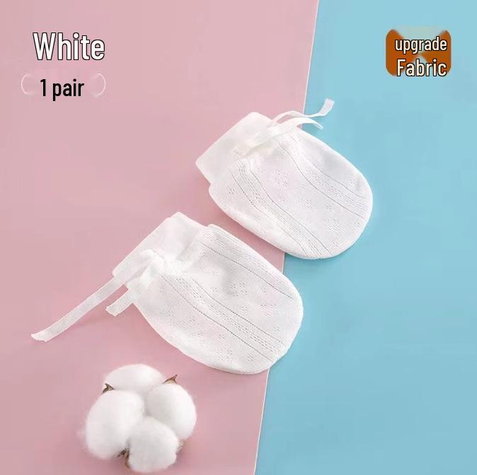 Осенне-зимние варежки и носки для новорожденных против царапин