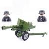 WW2 Germany Soldier Cannon Minifigures Soldiers Military Weapon Building Blocks Kit Bricks Model Kids Toys