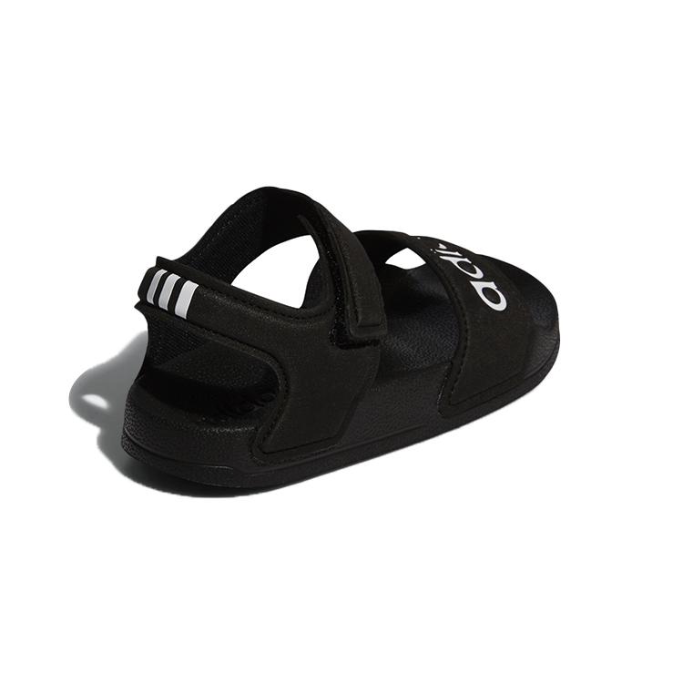 adidas Сандалия Adilette K Синтетическая кожа Нескользящая Устойчивая к истиранию Сандалия Черный Детская G26879