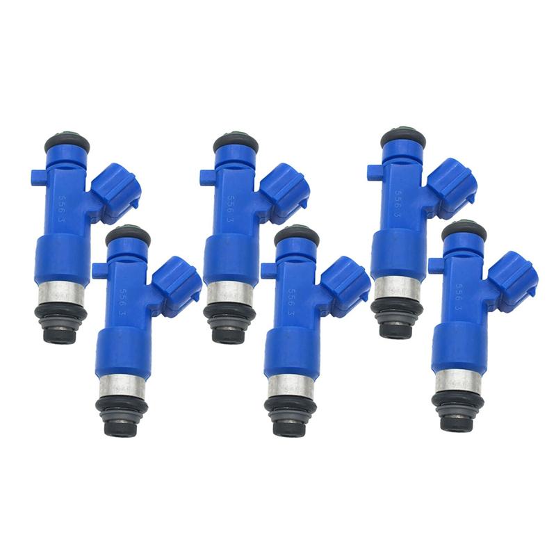 16600-38B0A 6Pcs Fuel Injectors Accessories Parts For Nissan GT-R 2009- 3.8L V6 Turbo
