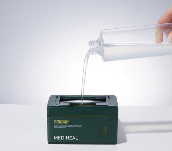 MEDIHEAL THE TEATREE 365 Успокаивающие Большие Ежедневные Балансирующие Маски для Кожи 30 Листов Маска, Объем, Использование, Уход,