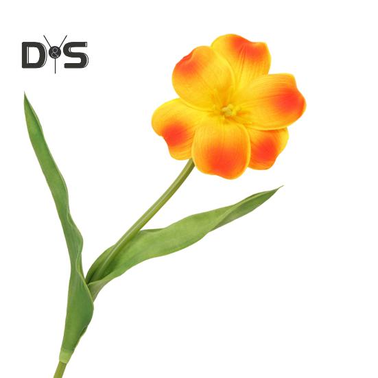 Букет из искусственных тюльпанов, реалистичные искусственные цветы, домашний декор, композиция из искусственных тюльпанов с гибкими стеблями