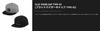 Tail Walk Flat Visor Cap BLK TYPE-02