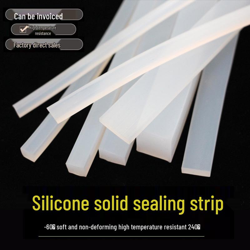 Белая высокотемпературная силиконовая уплотнительная и противоударная лента