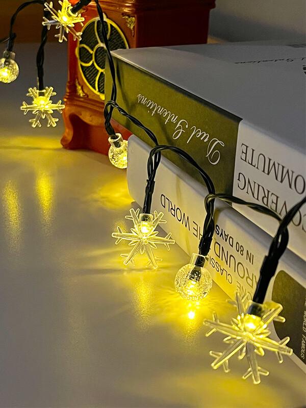 Outdoor Solar Star String Lights