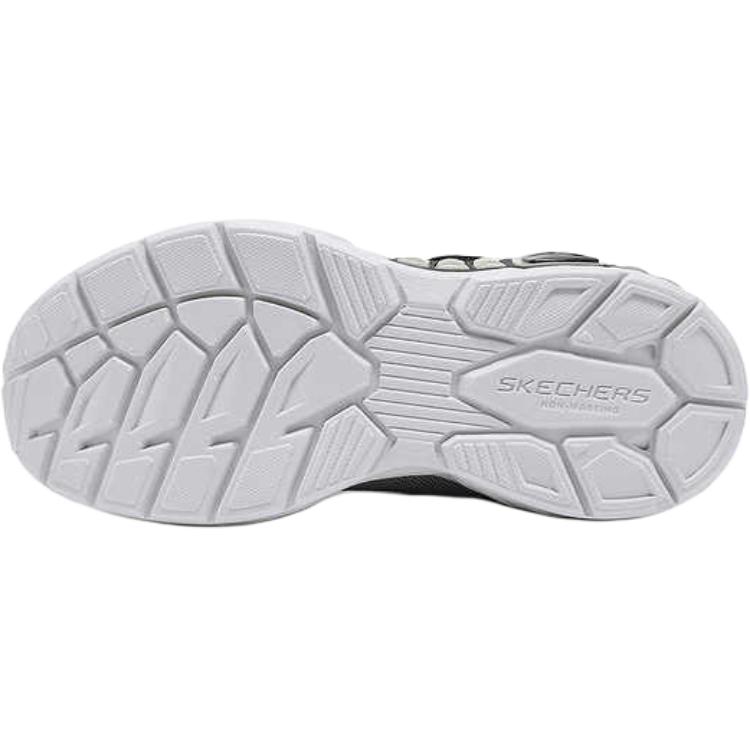 Skechers Детские удобные универсальные низкие повседневные кроссовки Детские кроссовки Черный Серый 400151L-BCBL