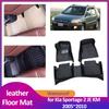 Автомобильный коврик для Kia Sportage 2 JE KM 2005~2010 2006 Водонепроницаемый кожаный коврик-подкладка на пол Коврик-чехол Аксессуар