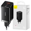 Network Charger Baseus Gan5 Pro 2Xusb-C + Usb, 65W (Black)