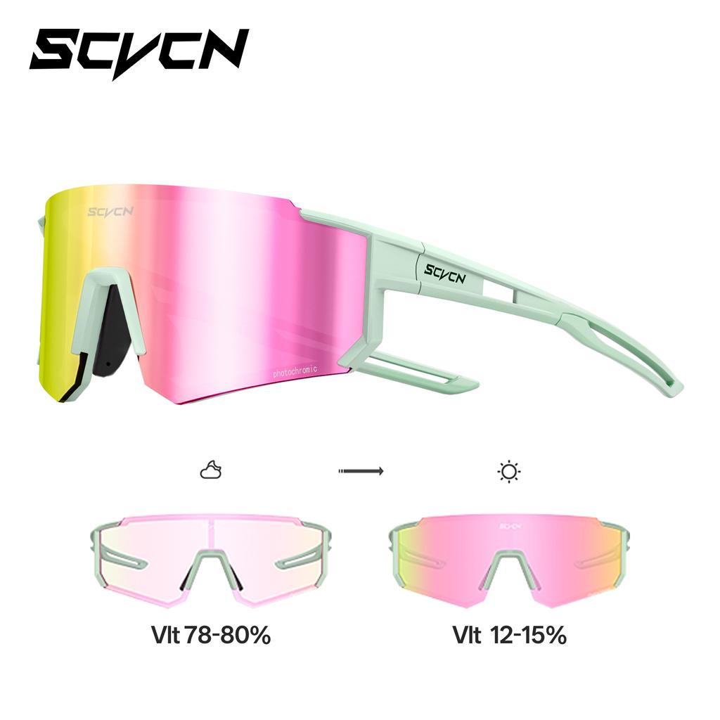 SCVCN Новые фотохромные велосипедные очки UV400 Мужские Женские Очки для хайкинга Спортивные солнцезащитные очки Наружные Велосипедные Дорожные MTB Очки для велосипеда