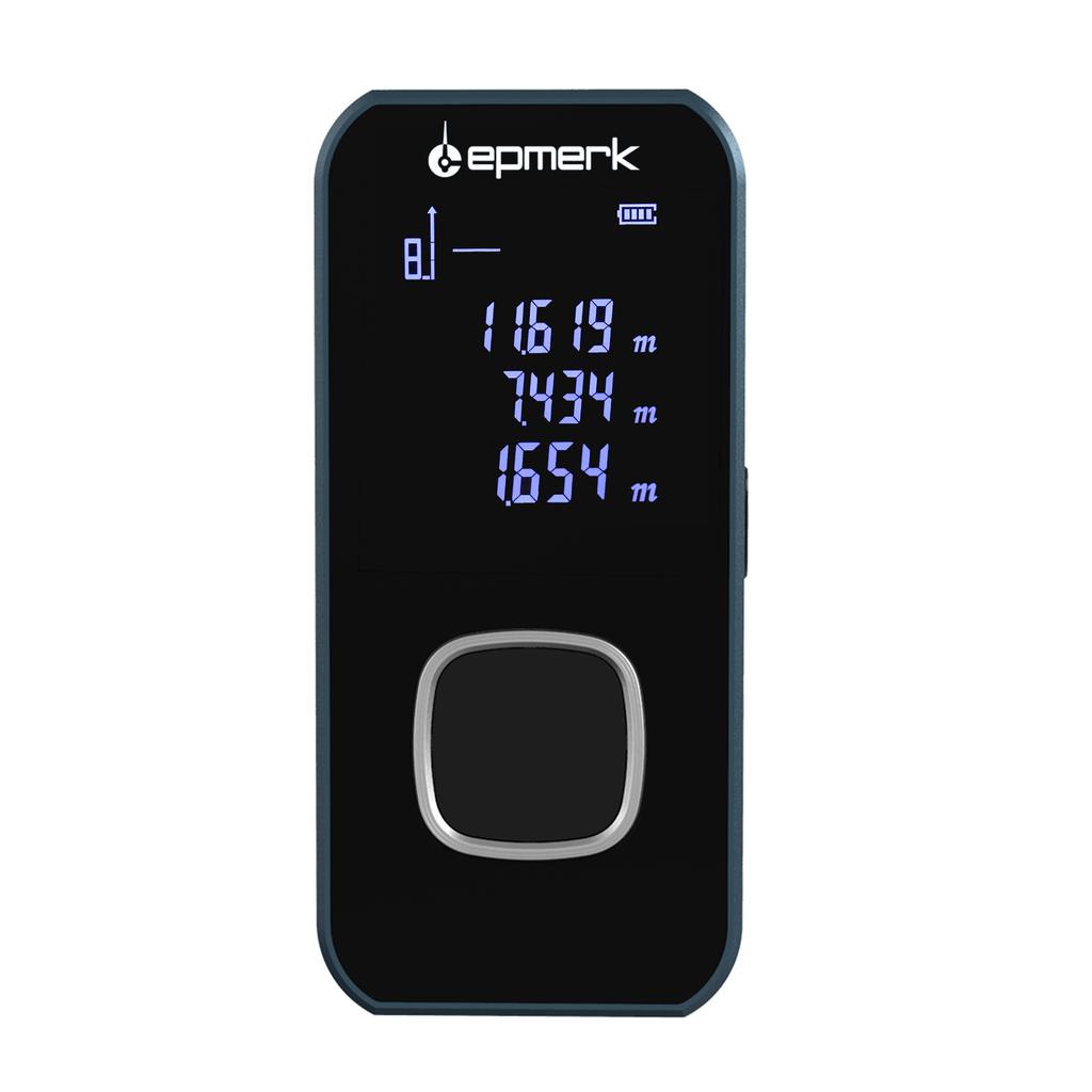 Lepm k 196ftCelsius60m Measure Digital Distance Met Measurement Tool Range Find with Backlit LCD Electronic Angle Sensor M